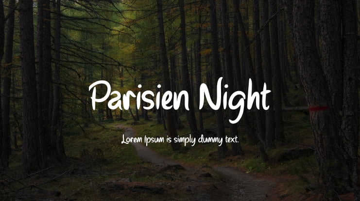 Parisien Night Font Family
