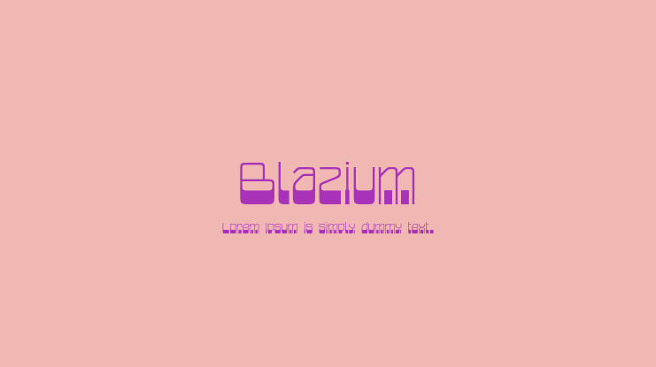 Blazium Font