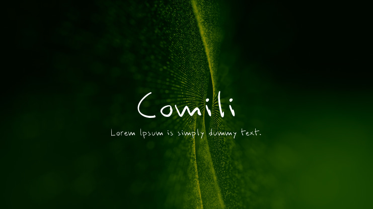 Comili Font