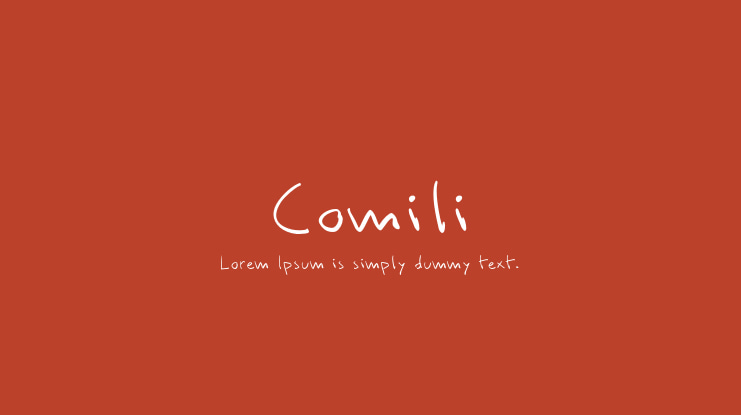 Comili Font