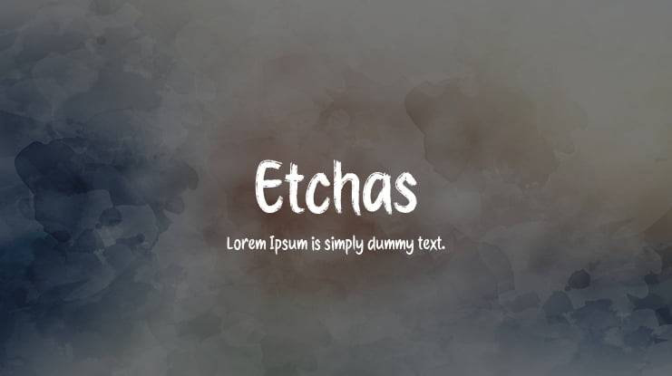 Etchas Font Family