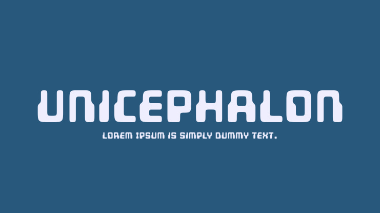 Unicephalon Font