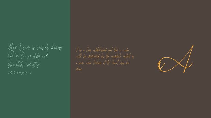 the standing still Font