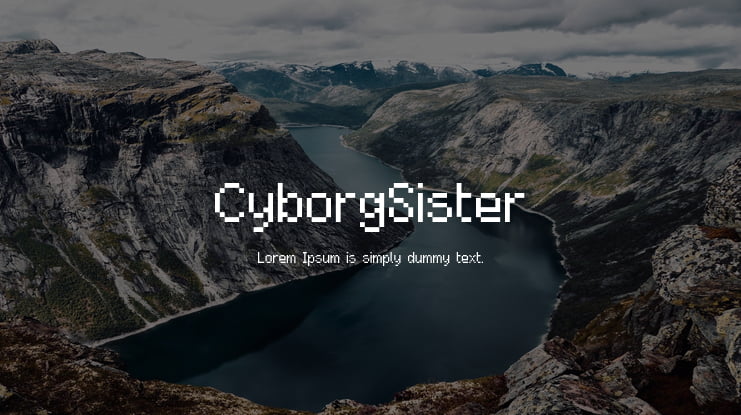 CyborgSister Font