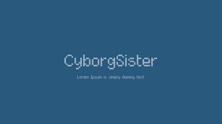 CyborgSister Font