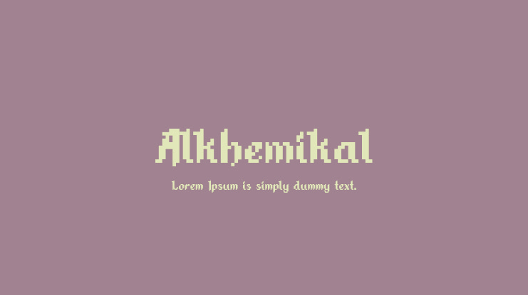 Alkhemikal Font