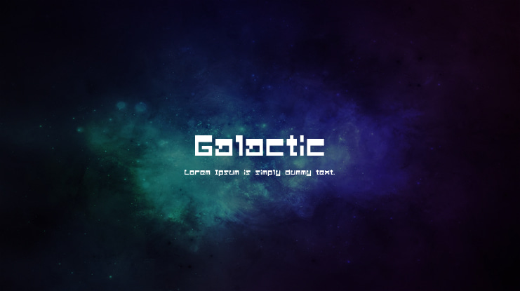 Galactic Font
