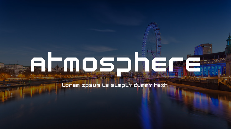 Atmosphere Font Family