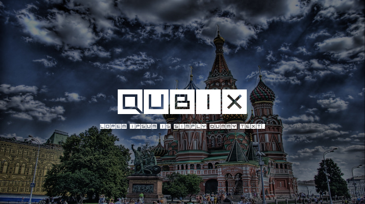 Qubix Font