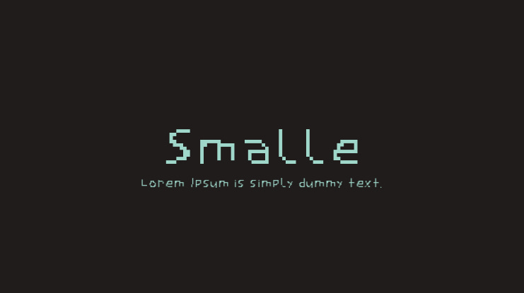 Smalle Font