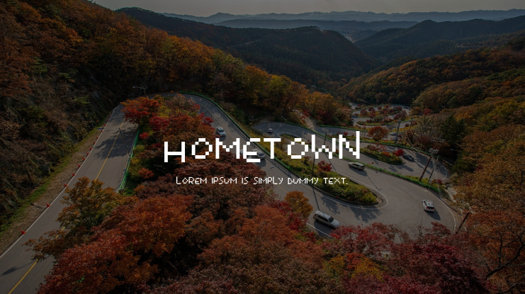Hometown Font