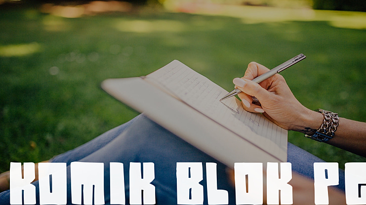 Komik Blok pg Font Family