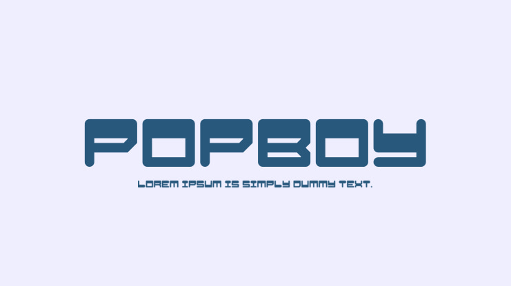 Popboy Font