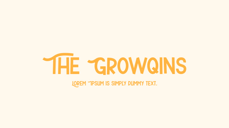 The Growqins Font