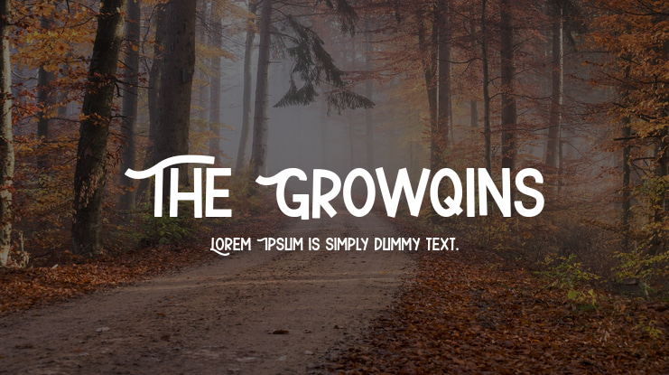 The Growqins Font