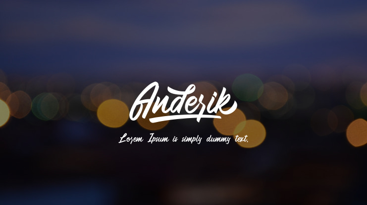 Anderik Font