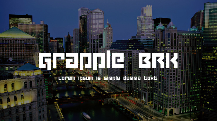 Grapple BRK Font