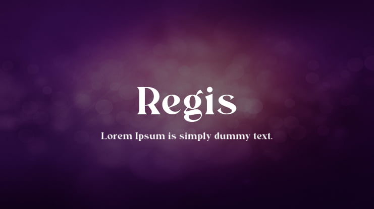 Regis Font