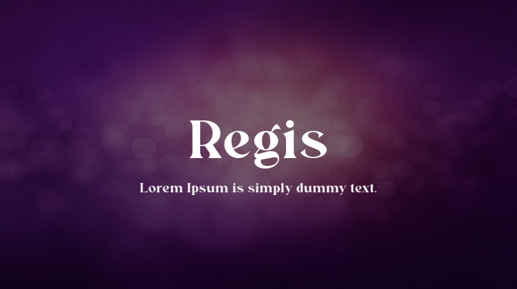Regis Font