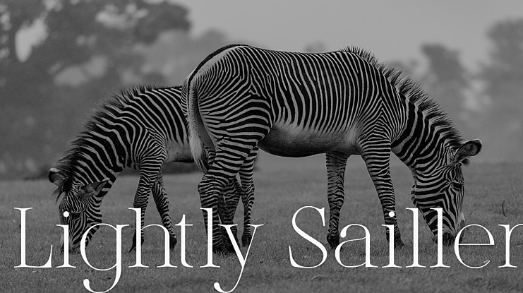 Lightly Sailler Font