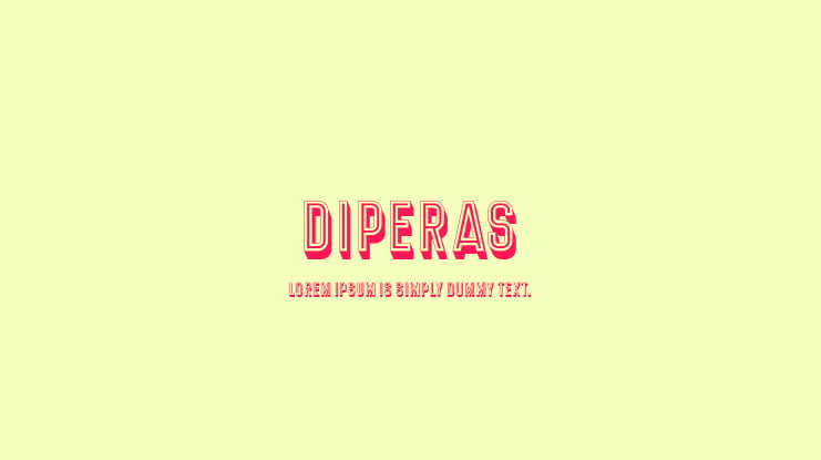 Diperas Font
