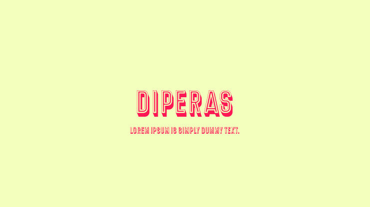 Diperas Font