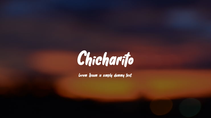 Chicharito Font