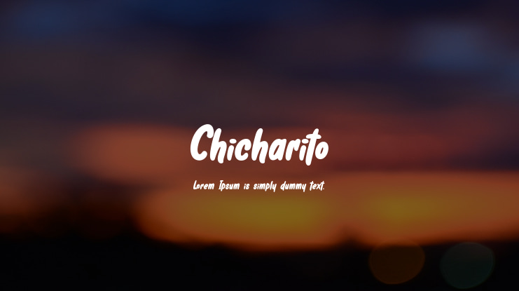 Chicharito Font