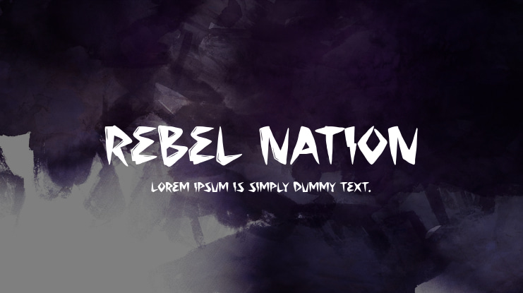 REBEL Nation Font