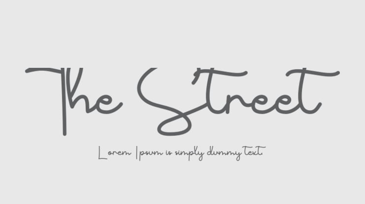 The Street Font