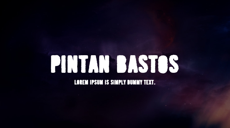 Pintan Bastos Font