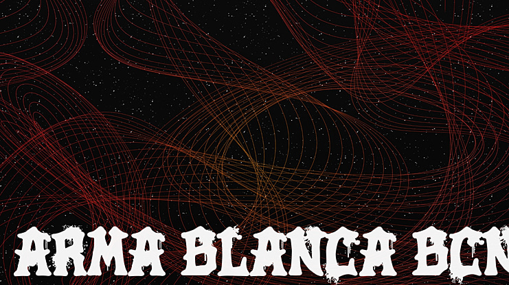 Arma Blanca BCN Font