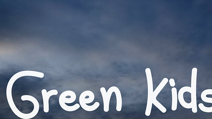 Green Kids Font