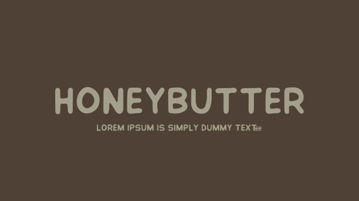 Honeybutter Font