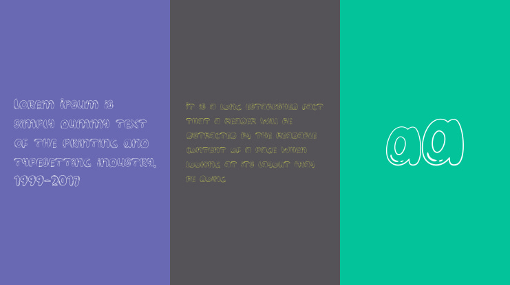 Dynamite Baloon Line Font Family