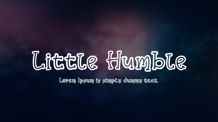 Little Humble Font