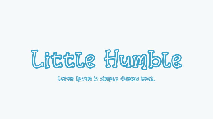Little Humble Font