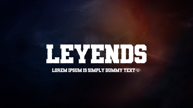 Leyends Font