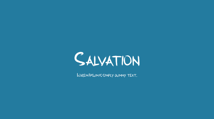 Salvation Font