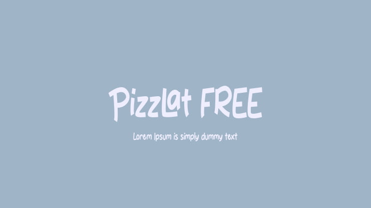 Pizzlat FREE Font