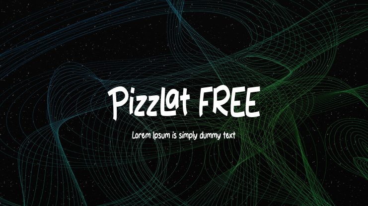 Pizzlat FREE Font