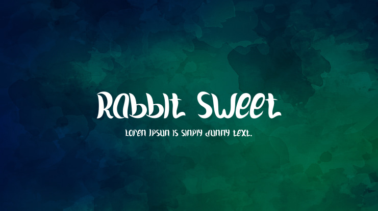 Rabbit Sweet Font