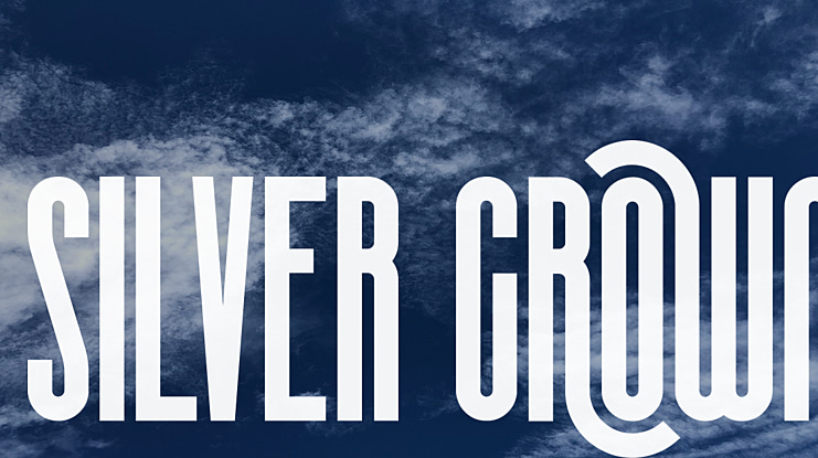 SILVER CROWN Font