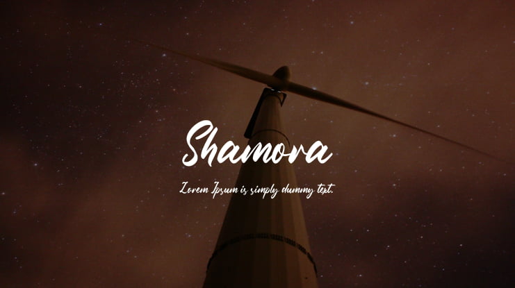 Shamora Font