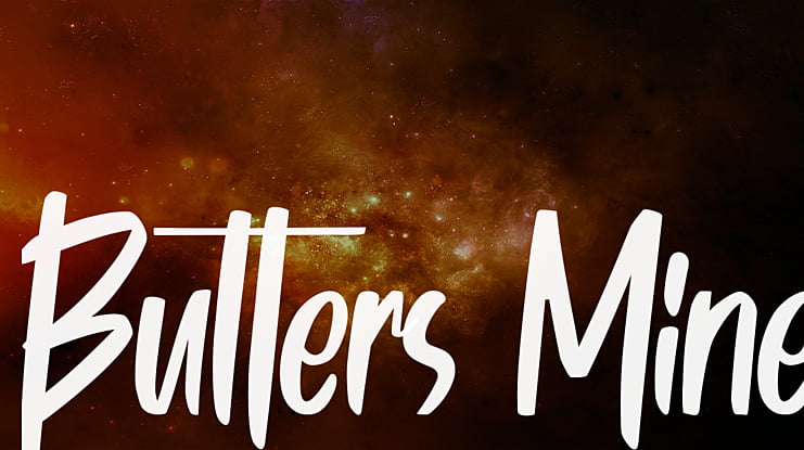 Butters Mine Font