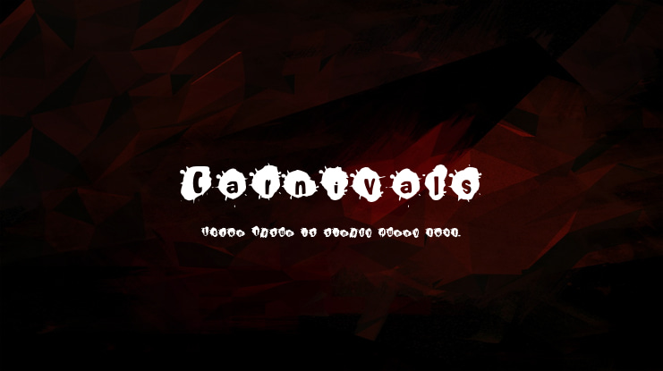 Carnivals Font