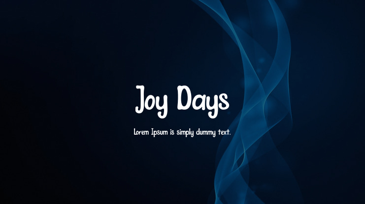 Joy Days Font Family