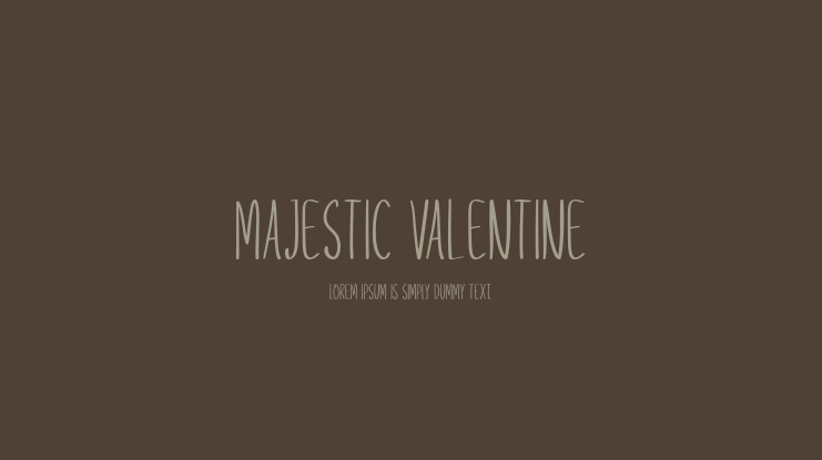 Majestic Valentine Font