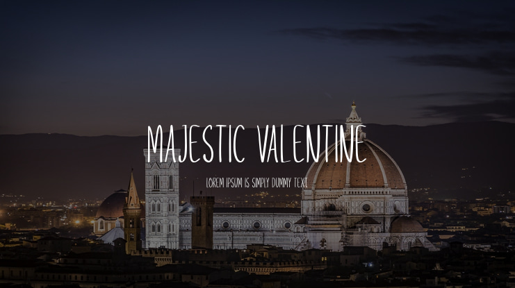 Majestic Valentine Font