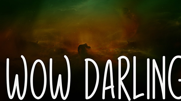 Wow Darling Font